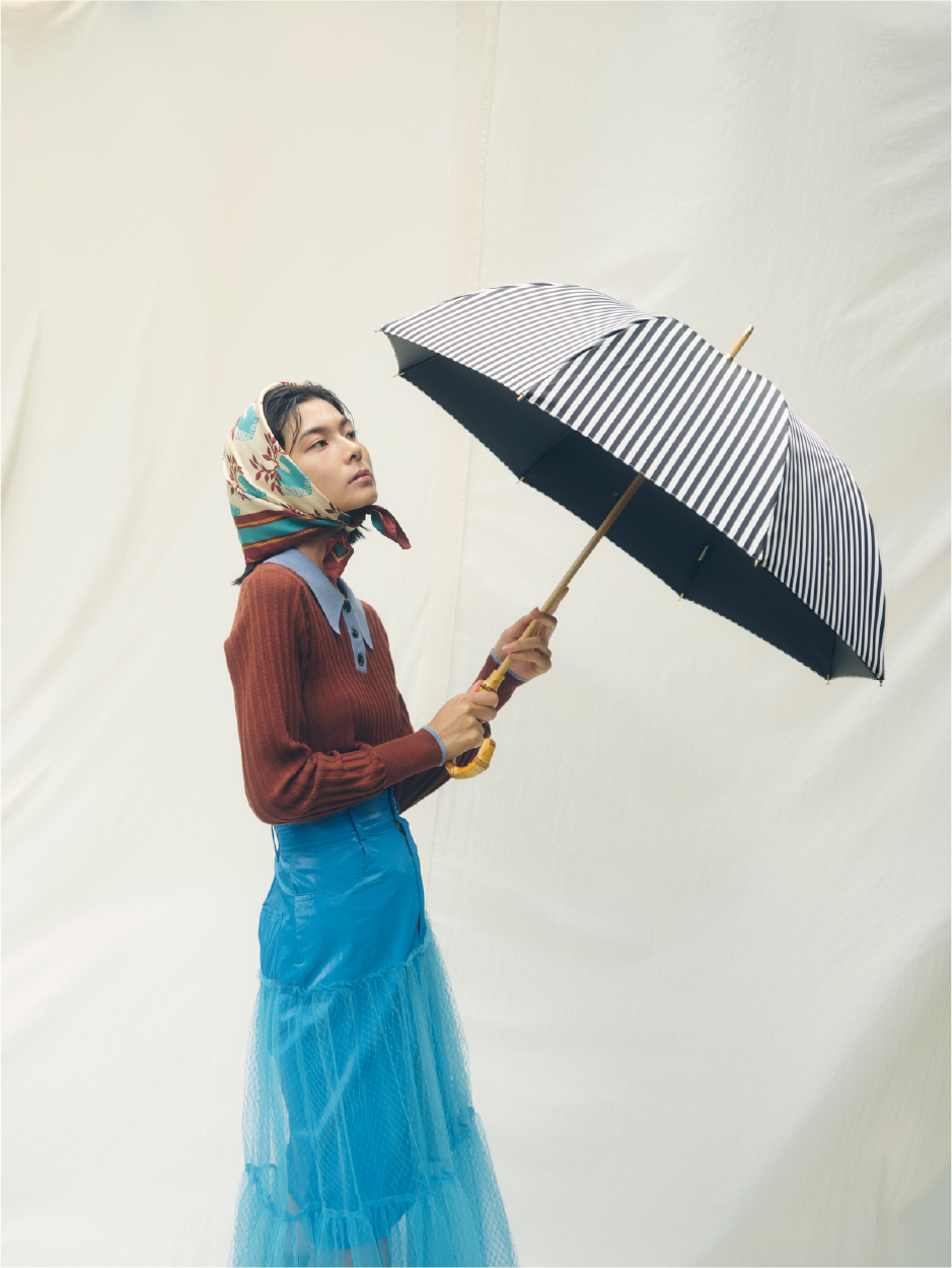 長傘M ストライプ