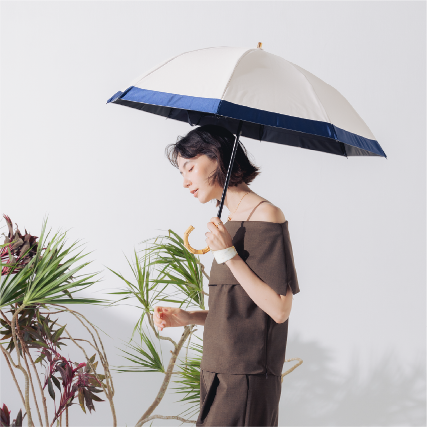 折りたたみ日傘 2WAY