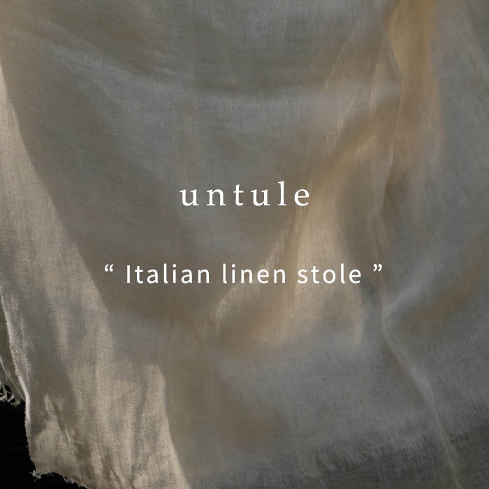 Italian linen stole