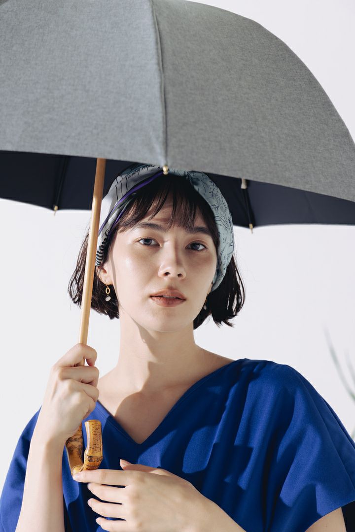 長傘 S(50㎝)/シャンブレー