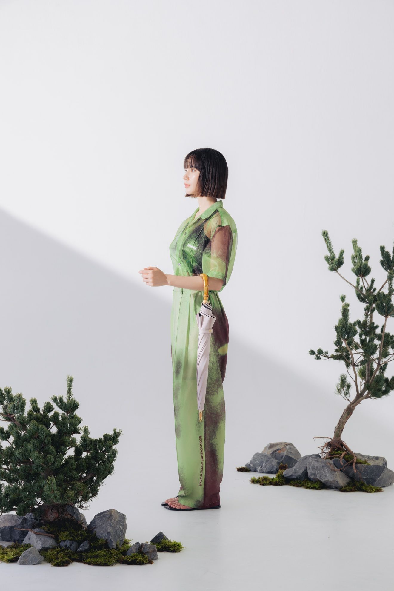 完全遮光日傘 UV100%カット 長傘 S ワンカラー