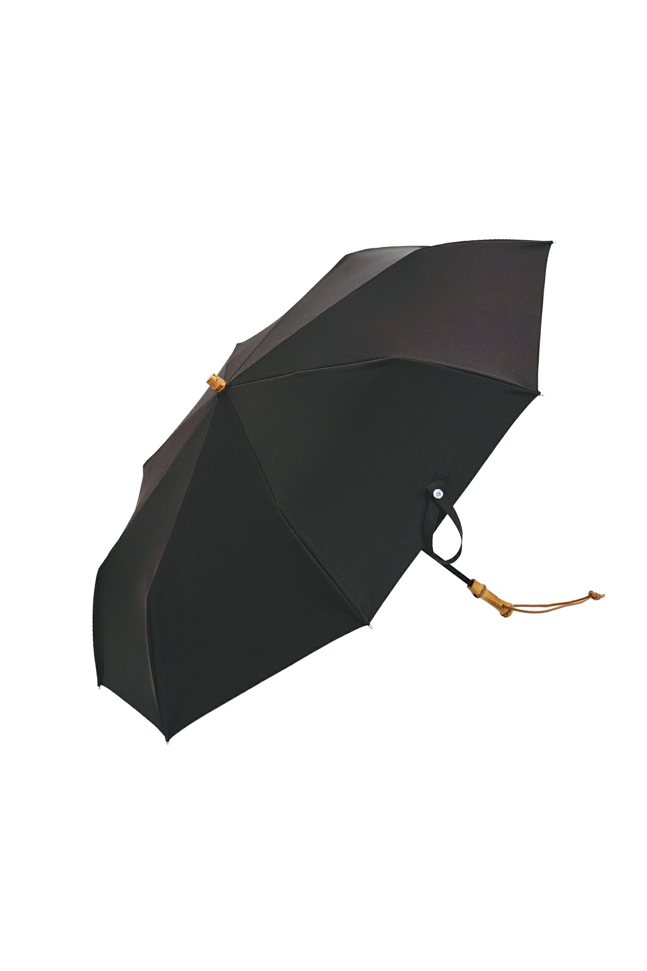 完全遮光100% 3段EASY 折りたたみ日傘/ニュートラル(55cm)