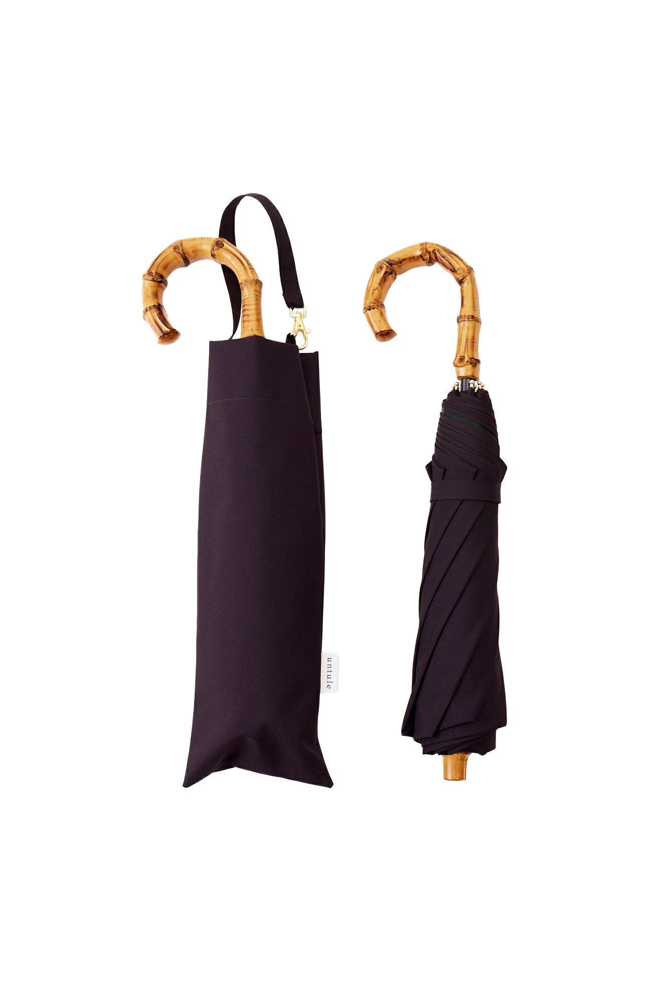 2段EASY 折りたたみ日傘/ワンカラー(50cm) | untule（アントゥーレ