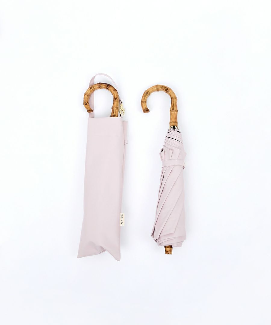 untule 2段EASY 50cm ベージュ 2段EASY 折りたたみ日傘(50cm)/ストライプ | untule（アン